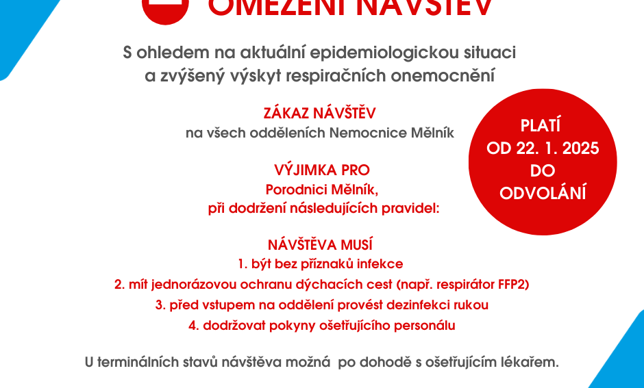 OMEZENÍ NÁVŠTĚV